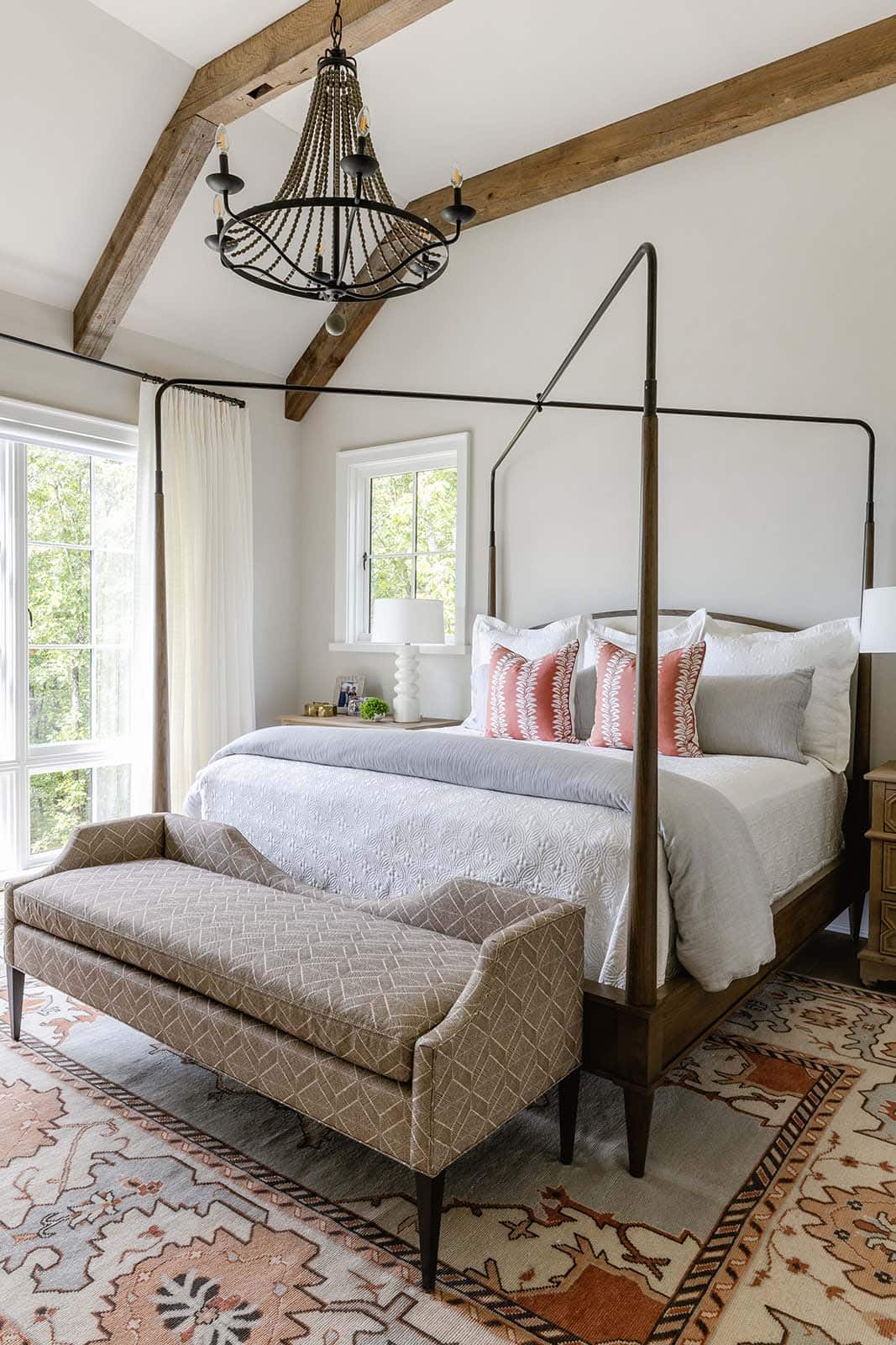 modern rustic bdroom