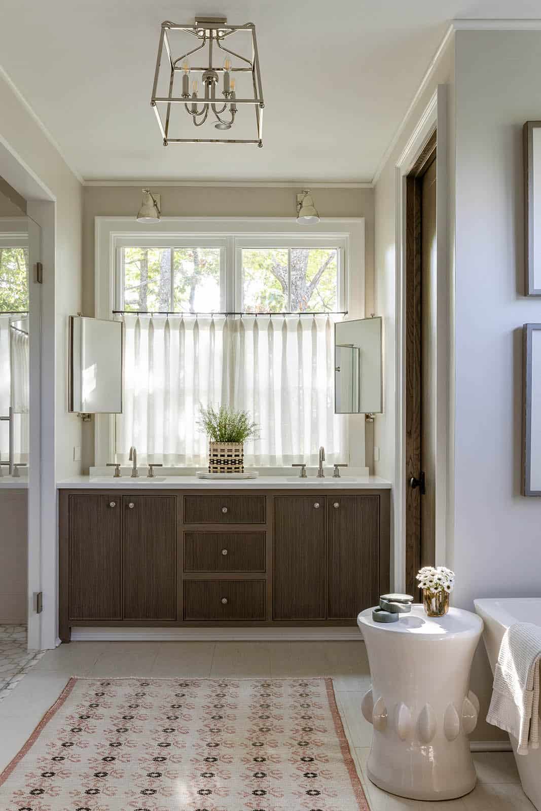 modern rustic bathroom