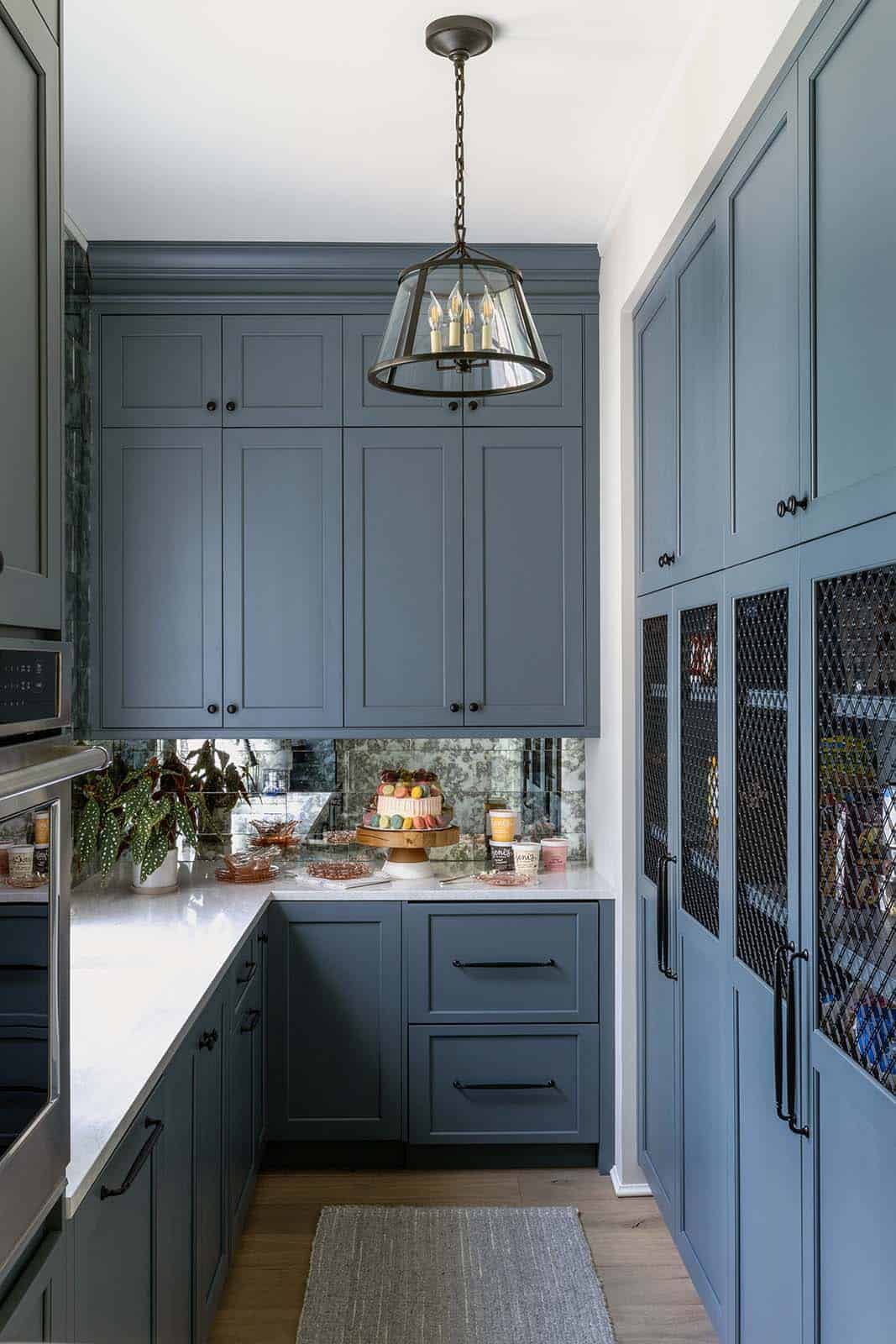 modern rustic pantry