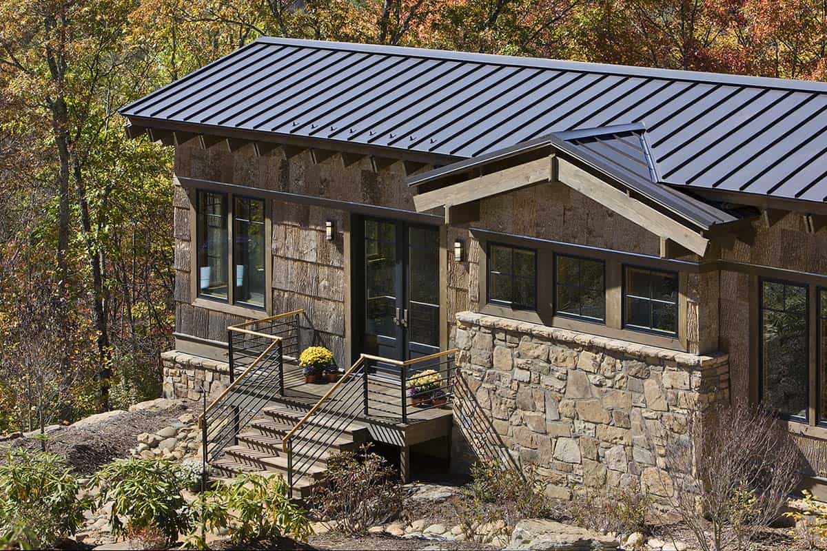 modern rustic home exterior