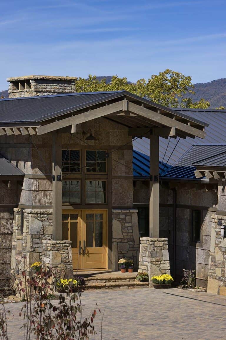 This North Carolina home is perfectly sited to capture mountain ...