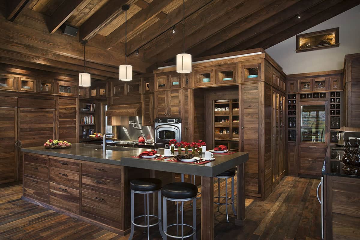 modern rustic kitchen