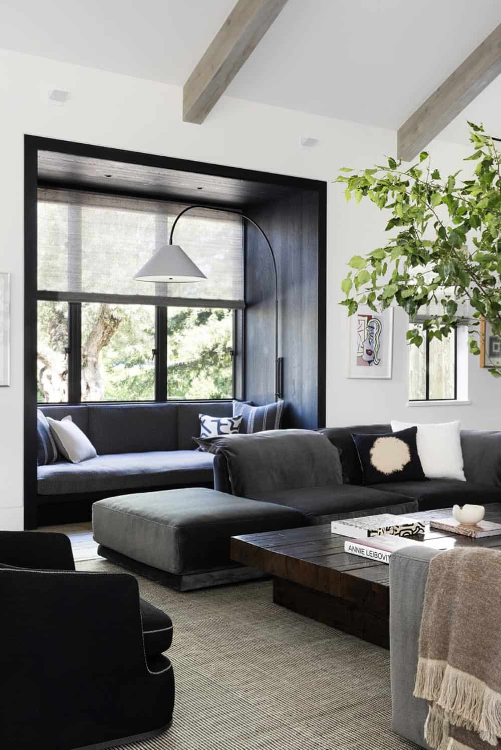 modern farmhouse style living room