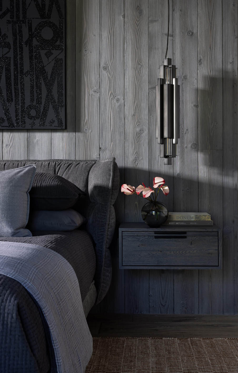 modern farmhouse style bedroom