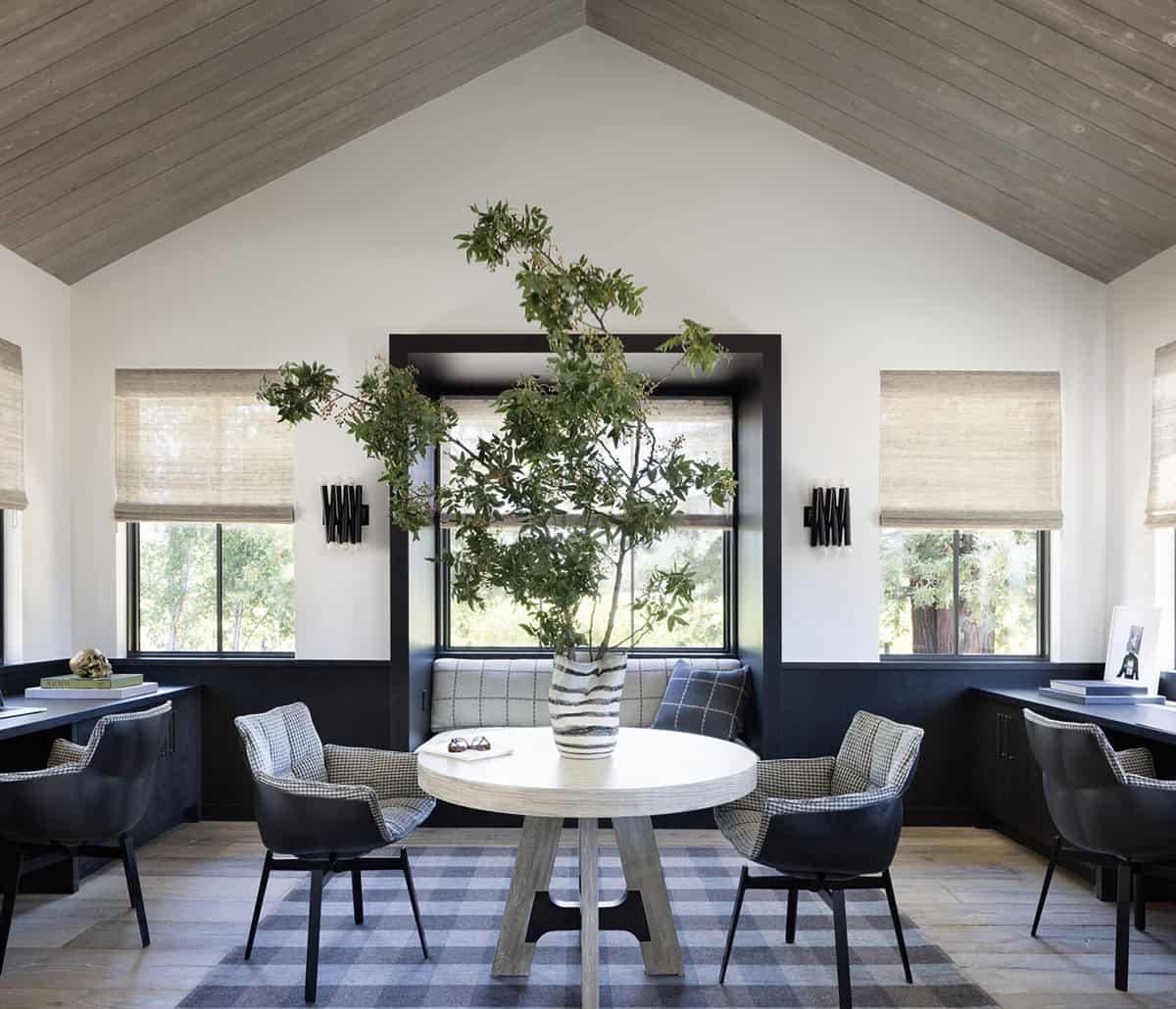 modern farmhouse style family room