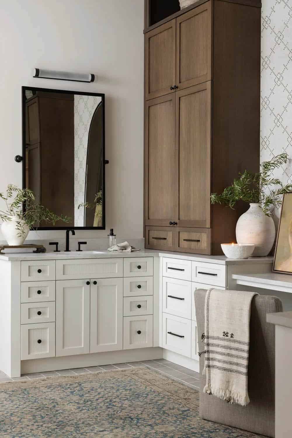 organic modern bathroom