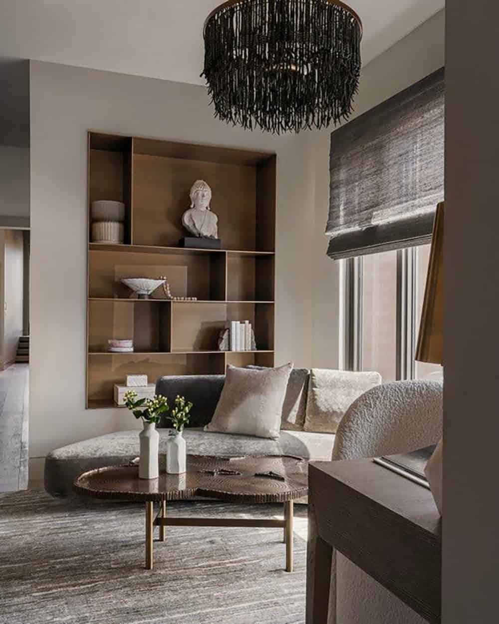 organic modern living room