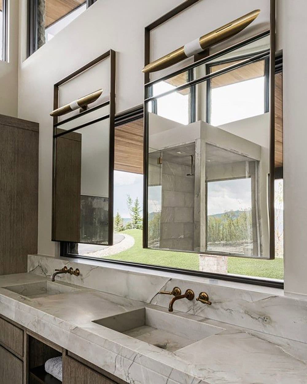 organic modern bathroom vanity