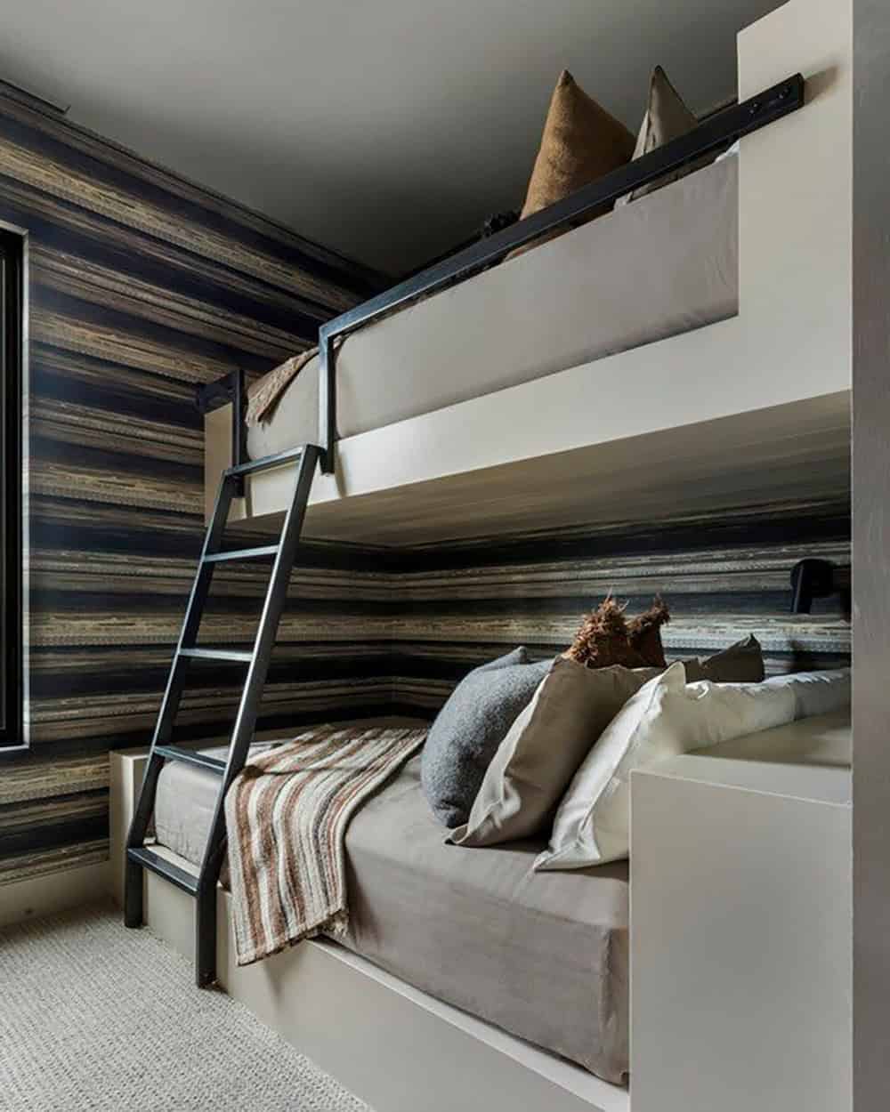 organic modern bunk bedroom