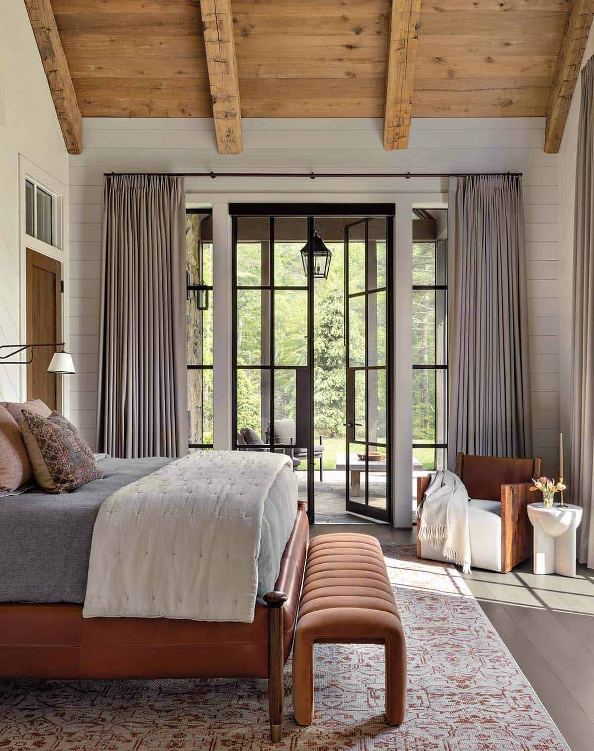 rustic modern bedroom 