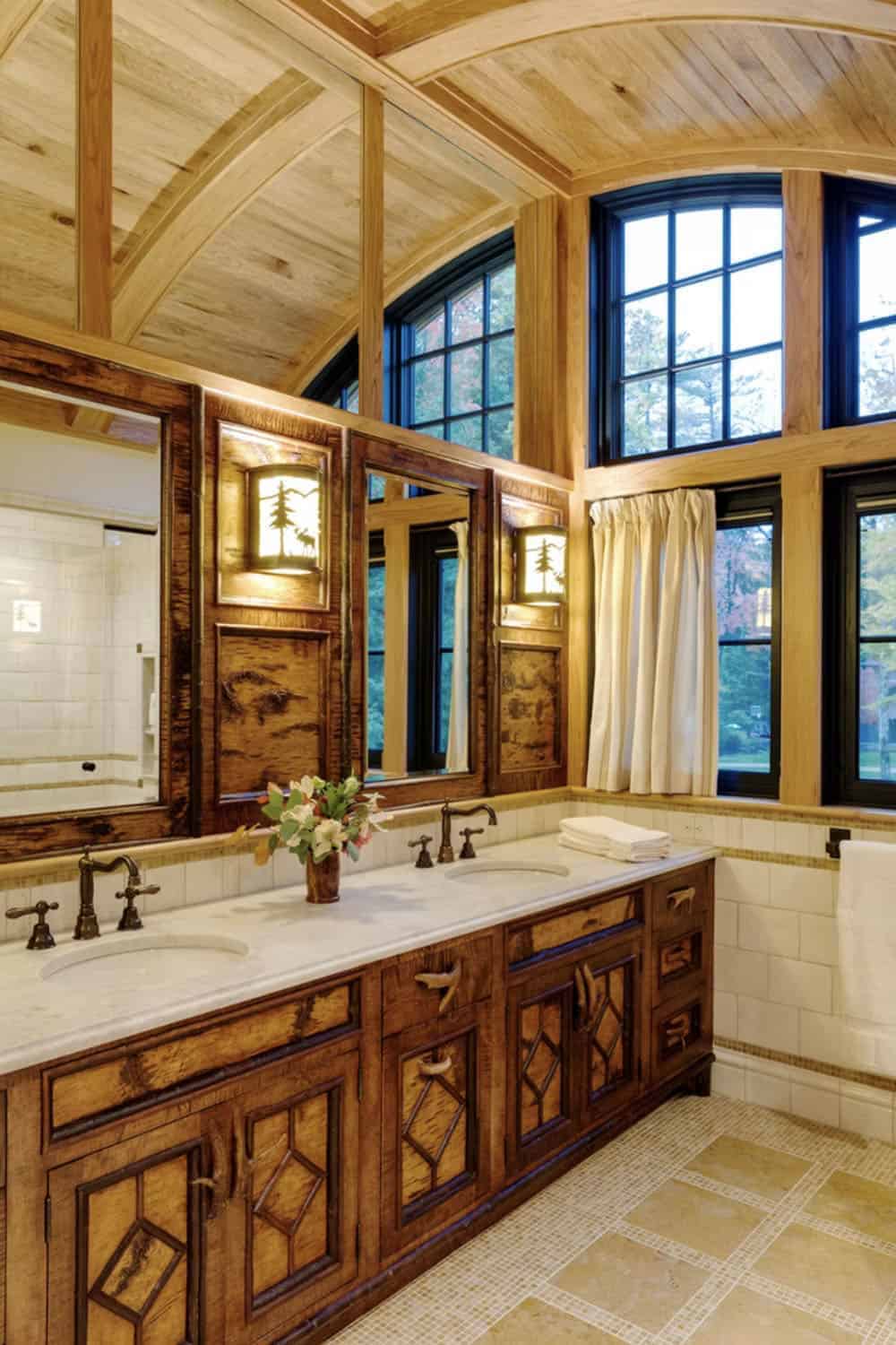 rustic bathroom vanity