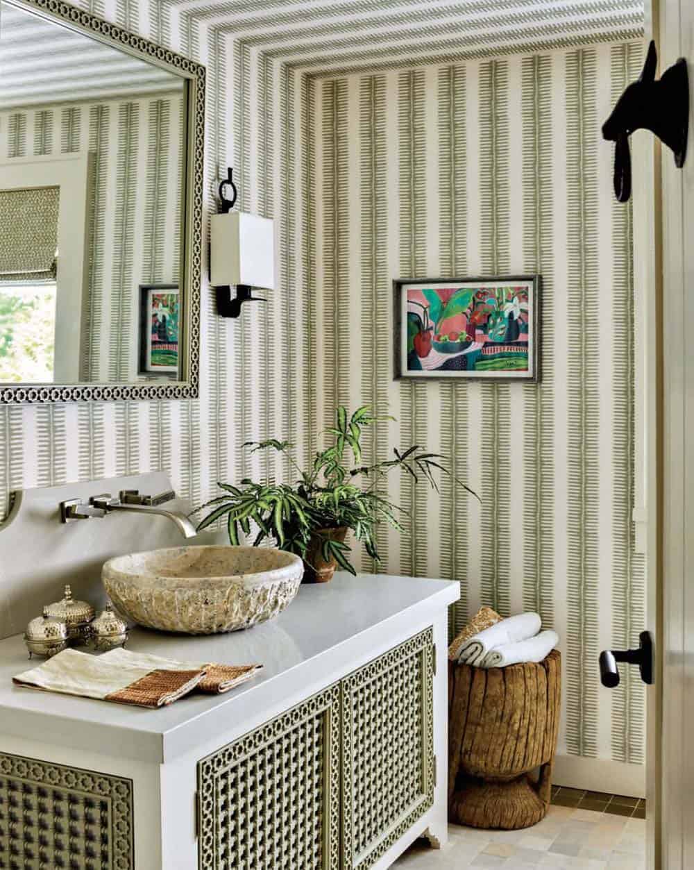 rustic modern bathroom vanity