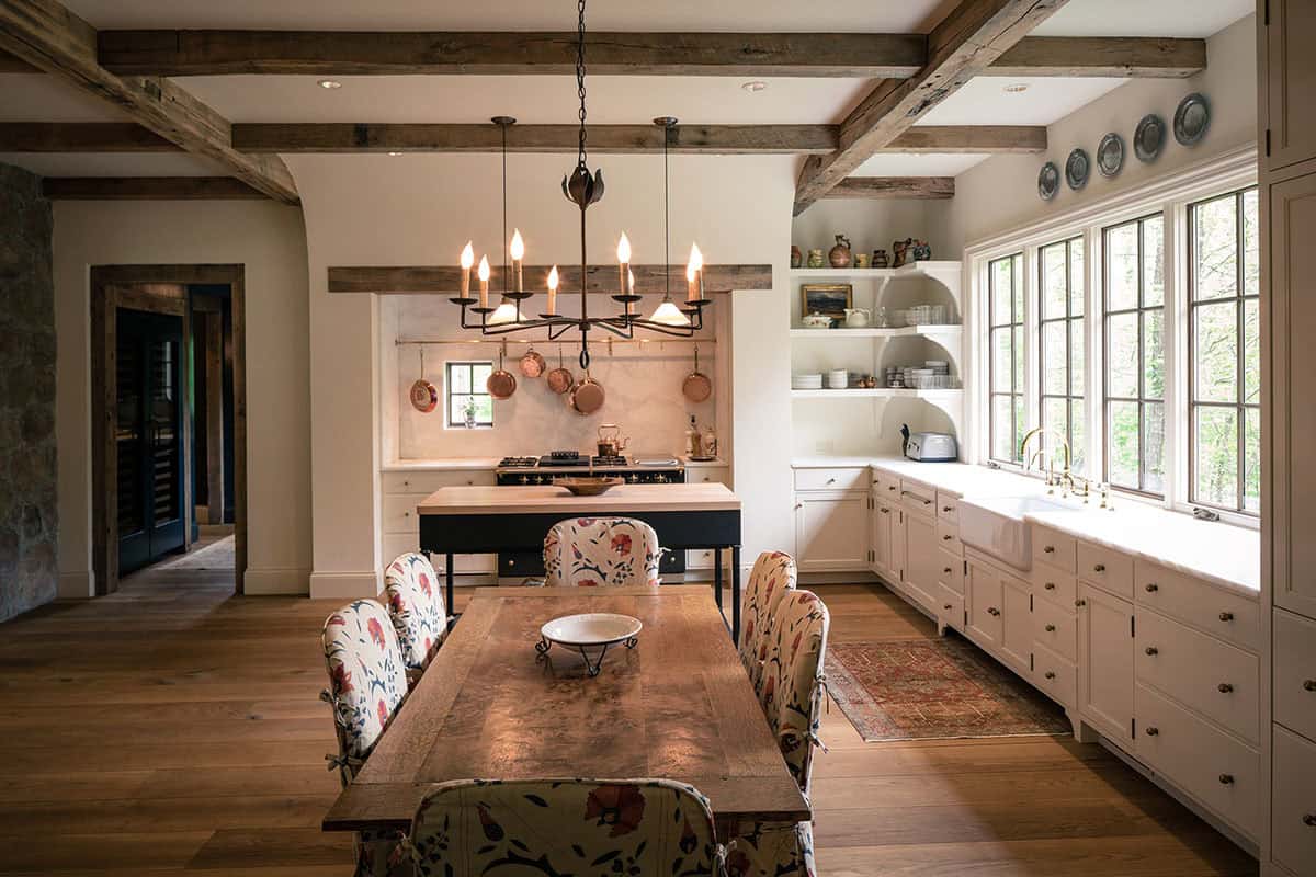 farmhouse style dining room