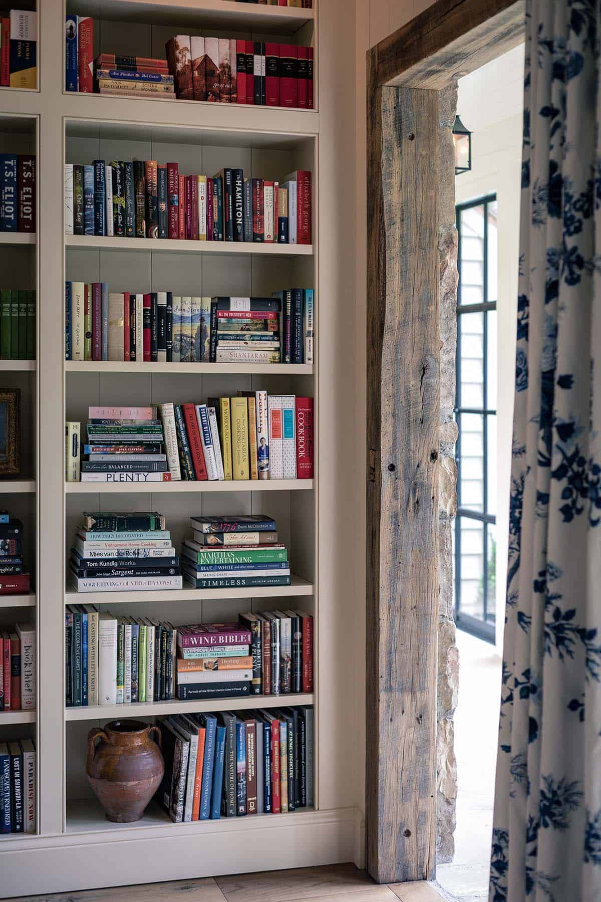farmhouse style home library