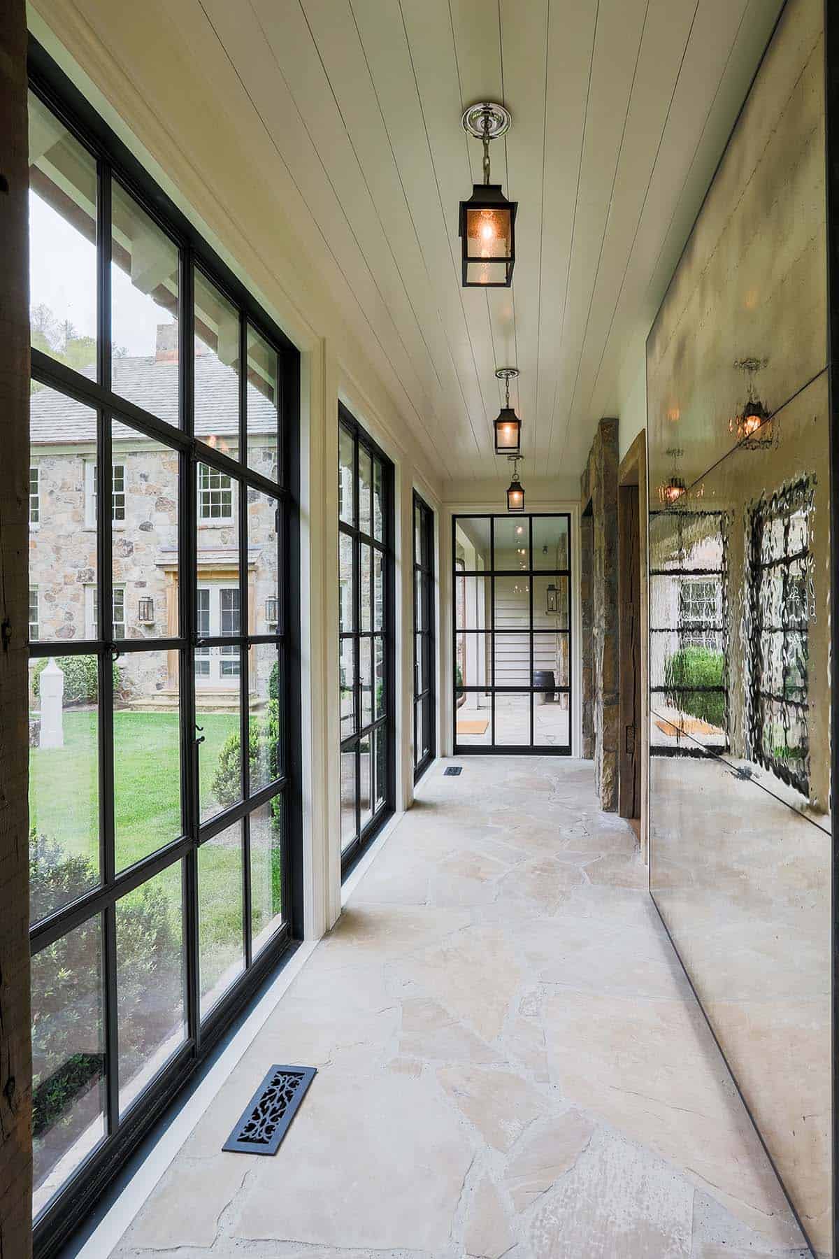 farmhouse style hallway