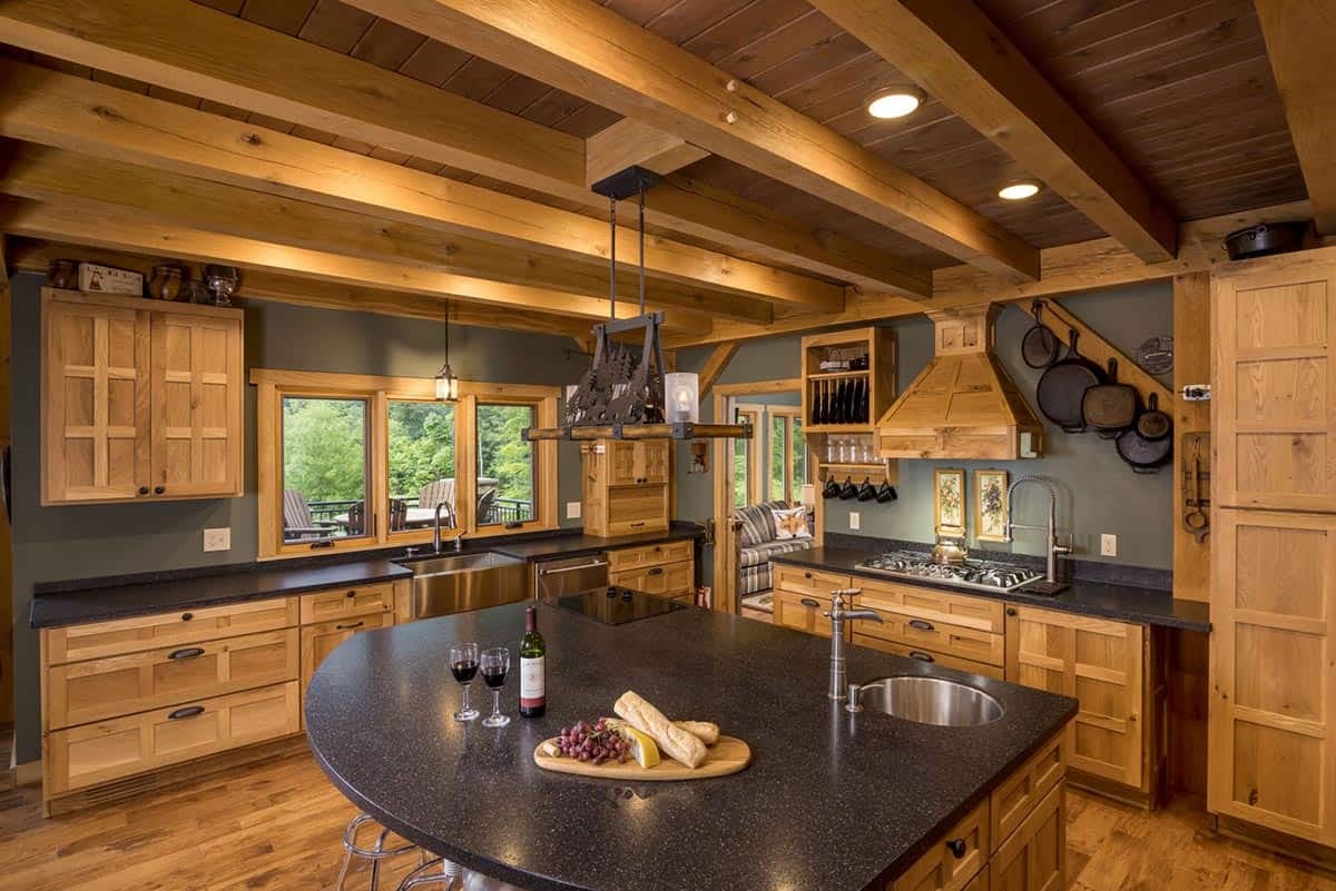 timber kitchen