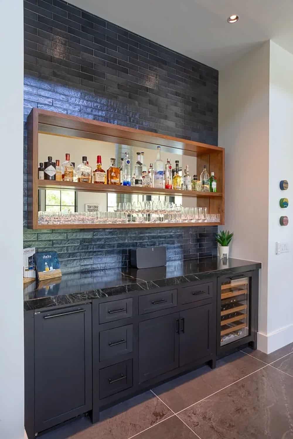 modern home bar