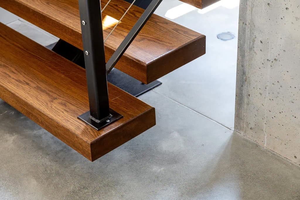 modern staircase detail