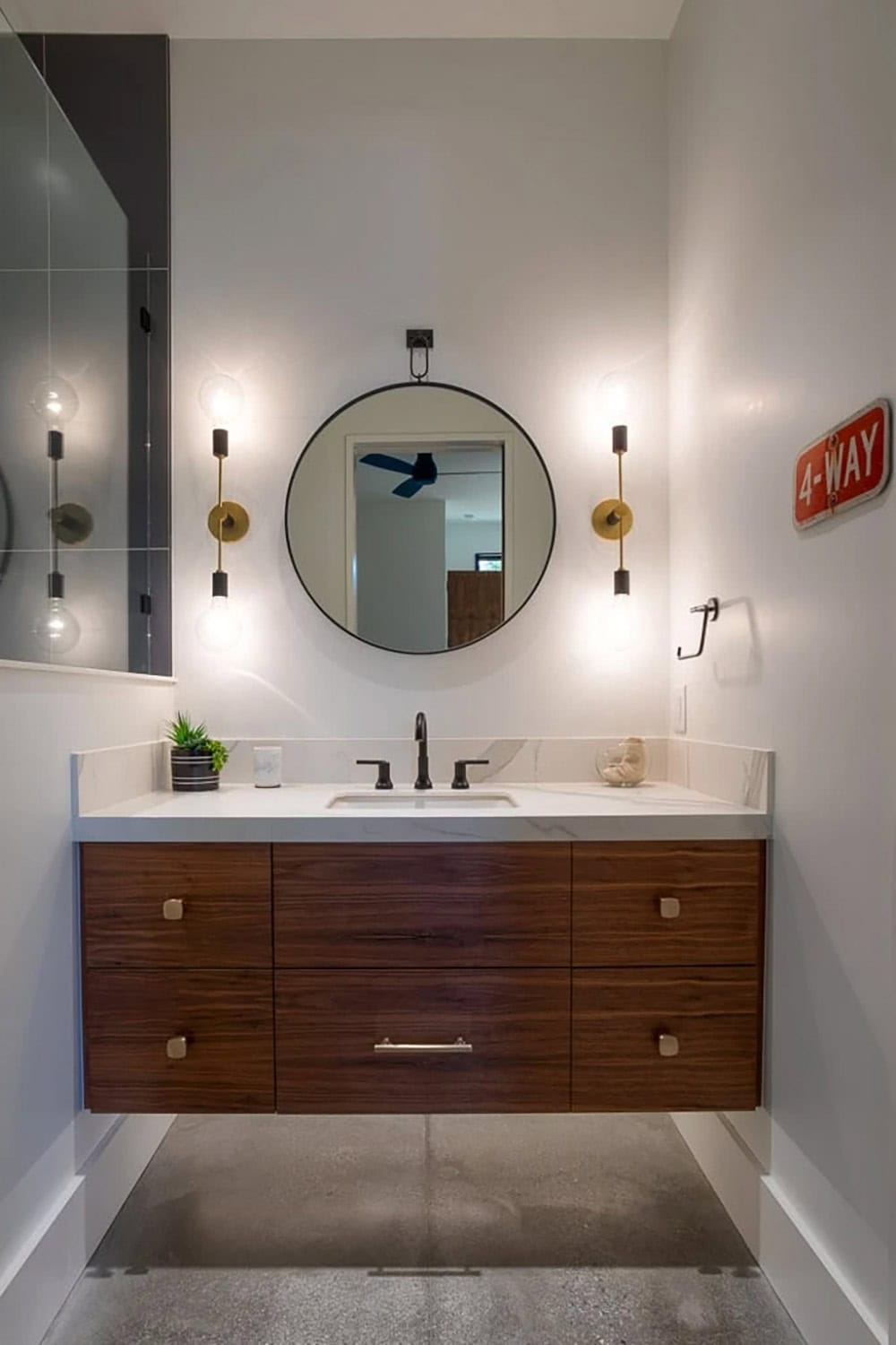 modern bathroom vanity
