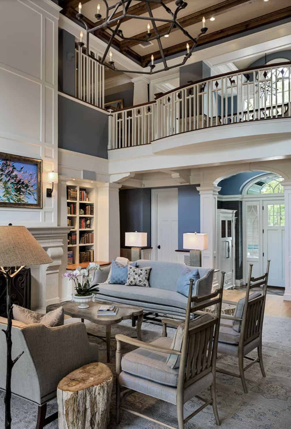 traditional style living room