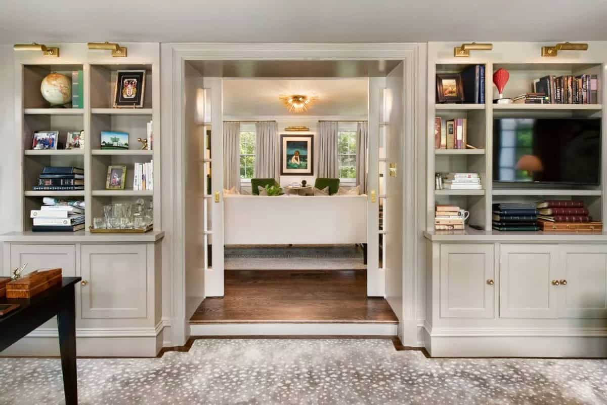 transitional style home office