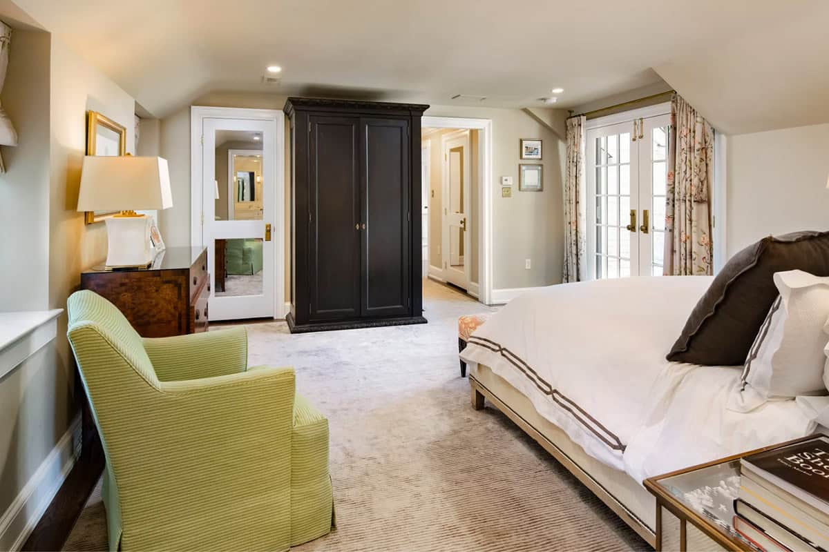 transitional style bedroom