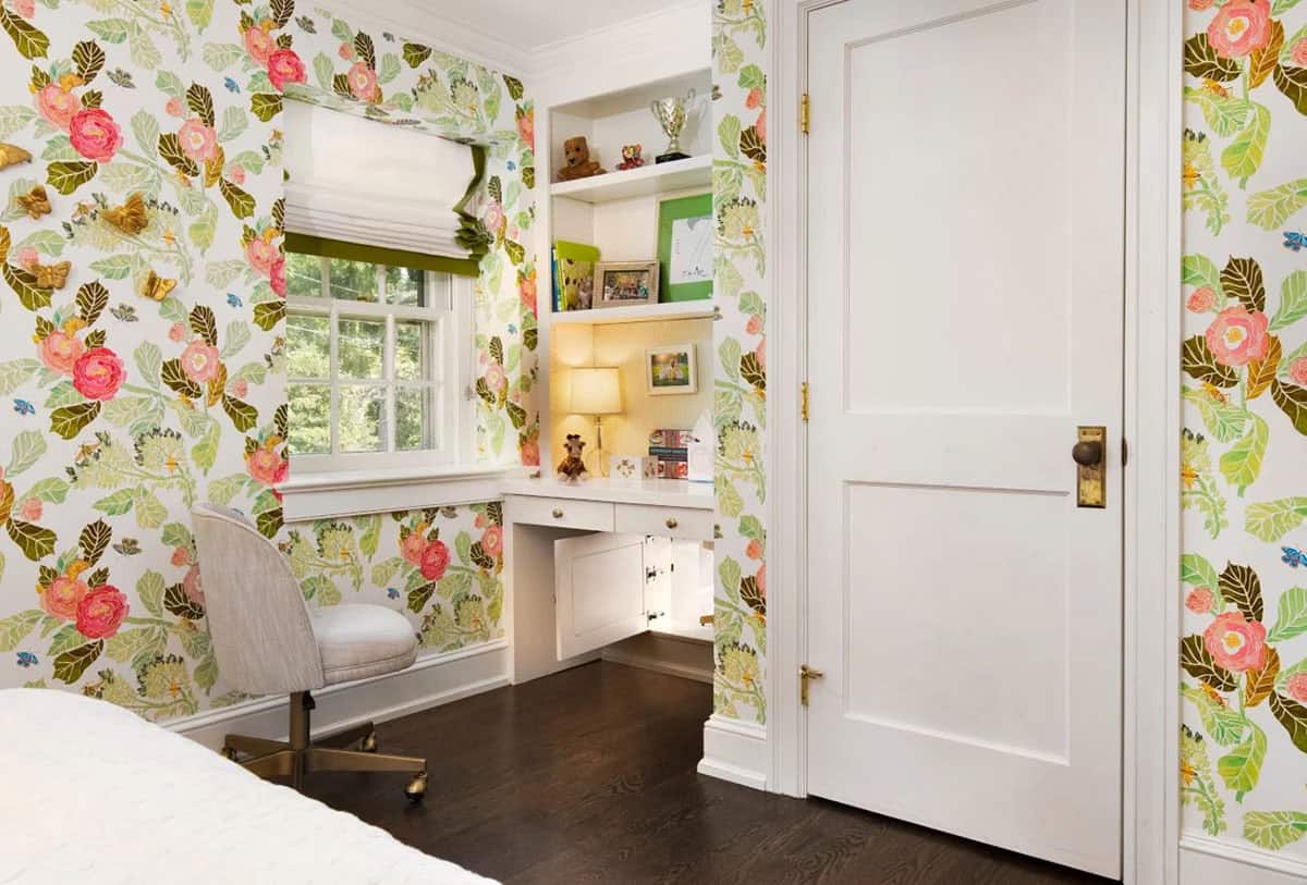 transitional style home office