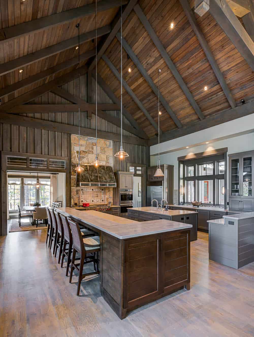 modern rustic kitchen