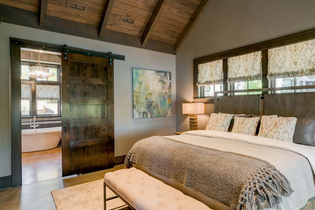modern rustic bedroom 