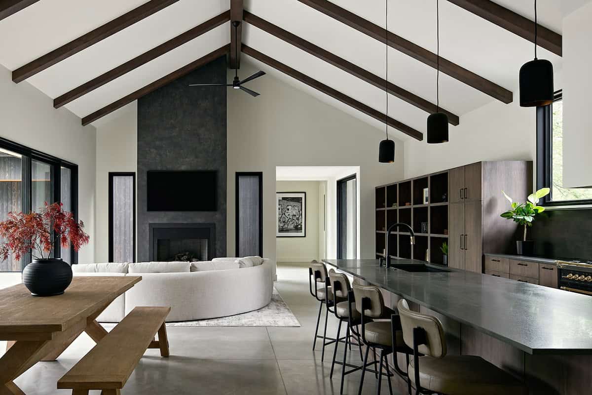 contemporary great room