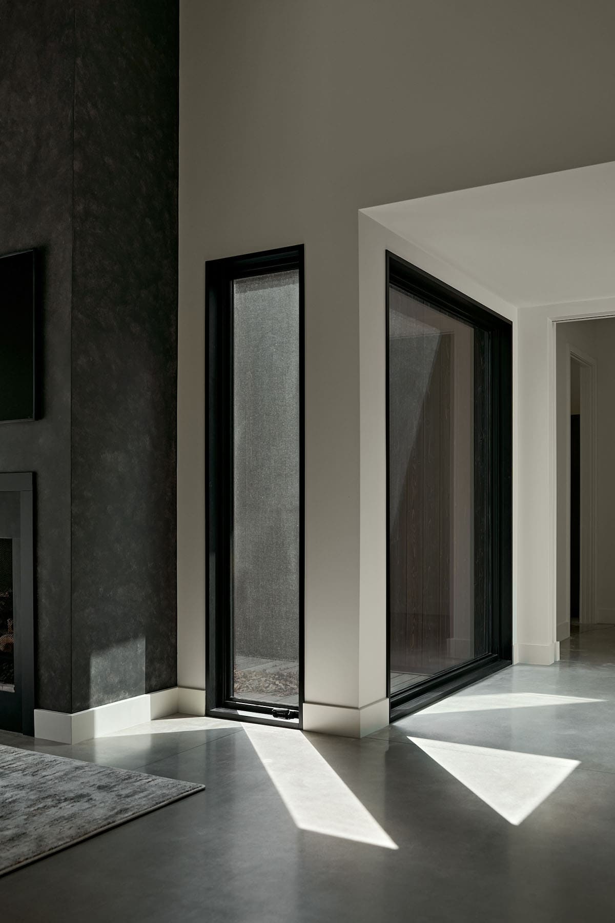 contemporary hallway