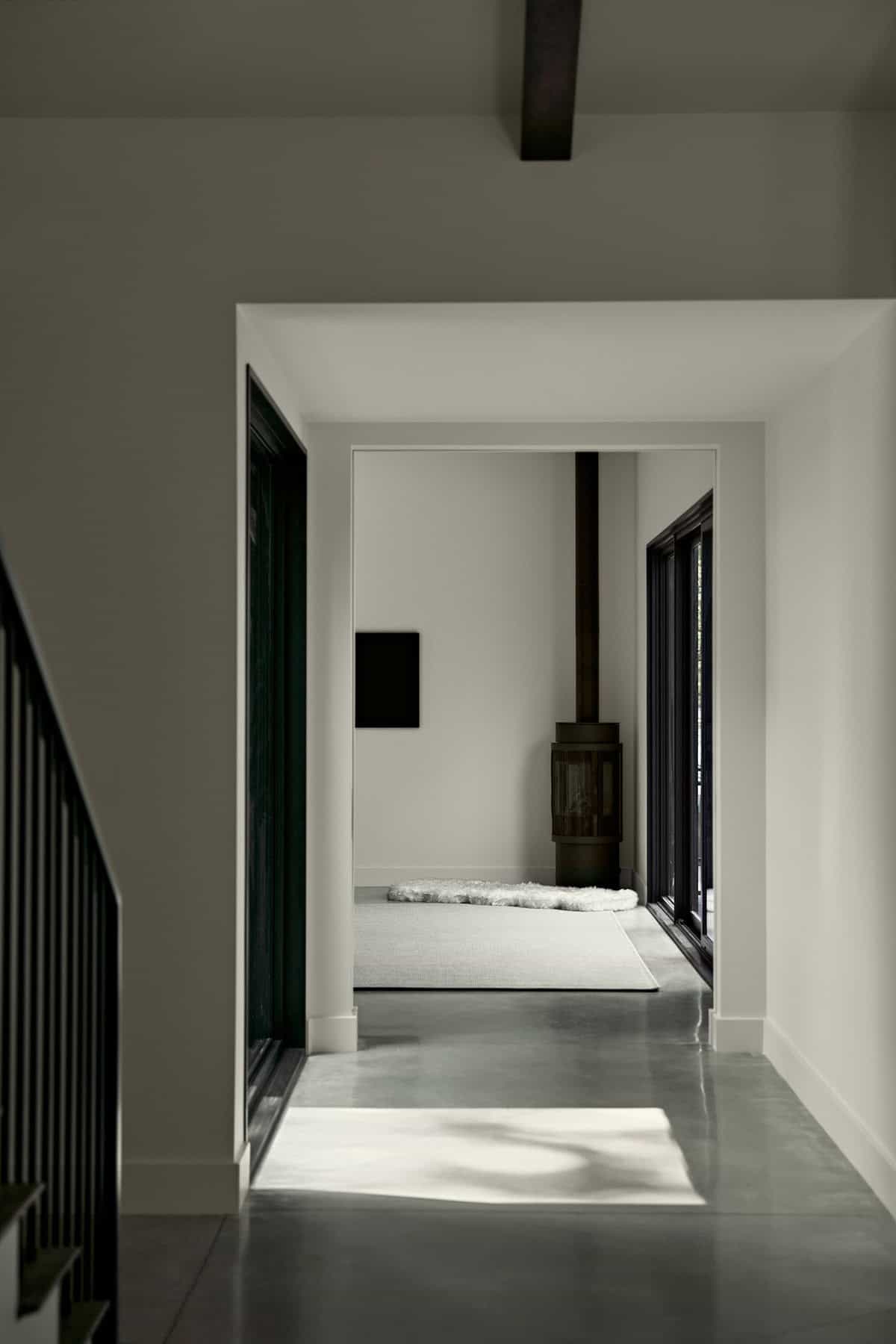 contemporary hallway