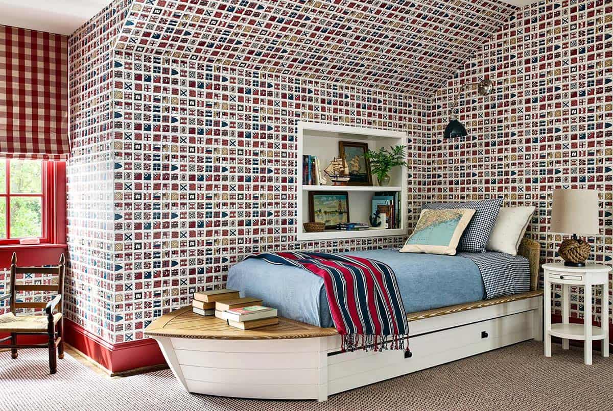 Beach Style Kids Bedroom
