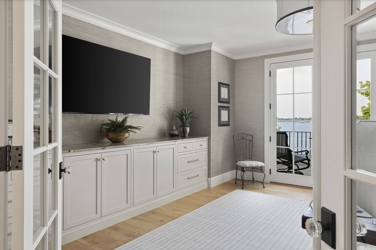 Beach Style Home Office