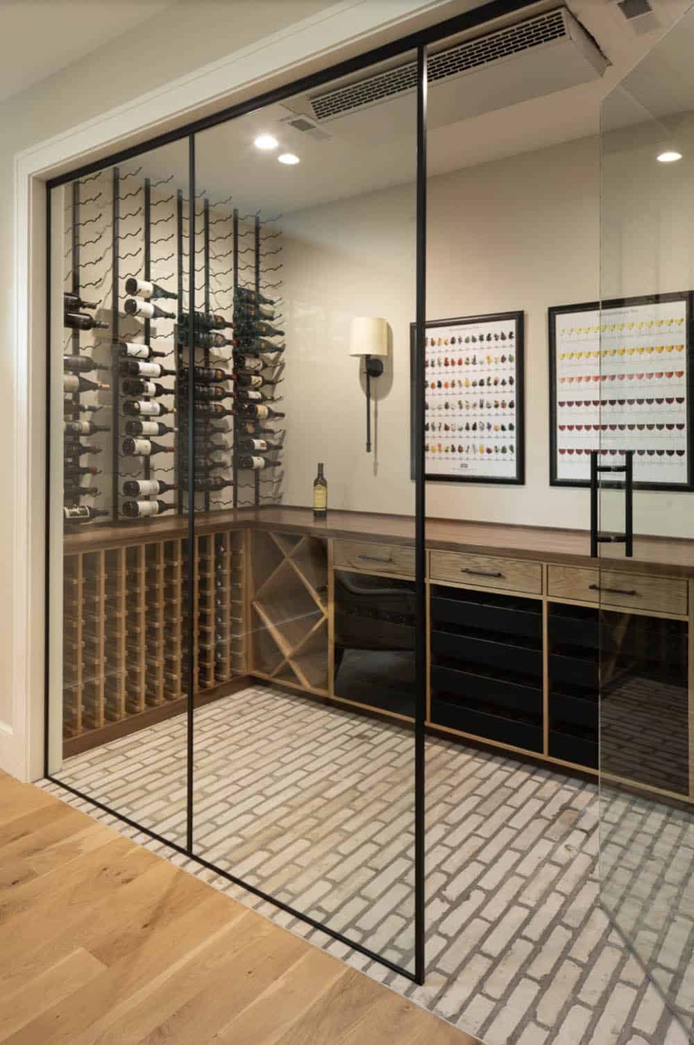 Beach Style Wine Cellar
