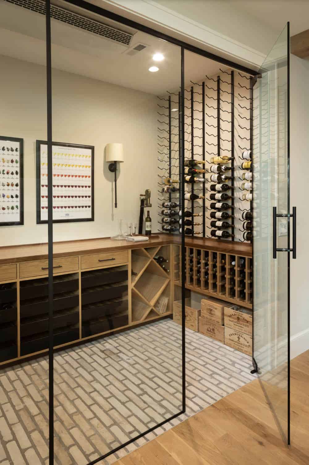 Beach Style Wine Cellar