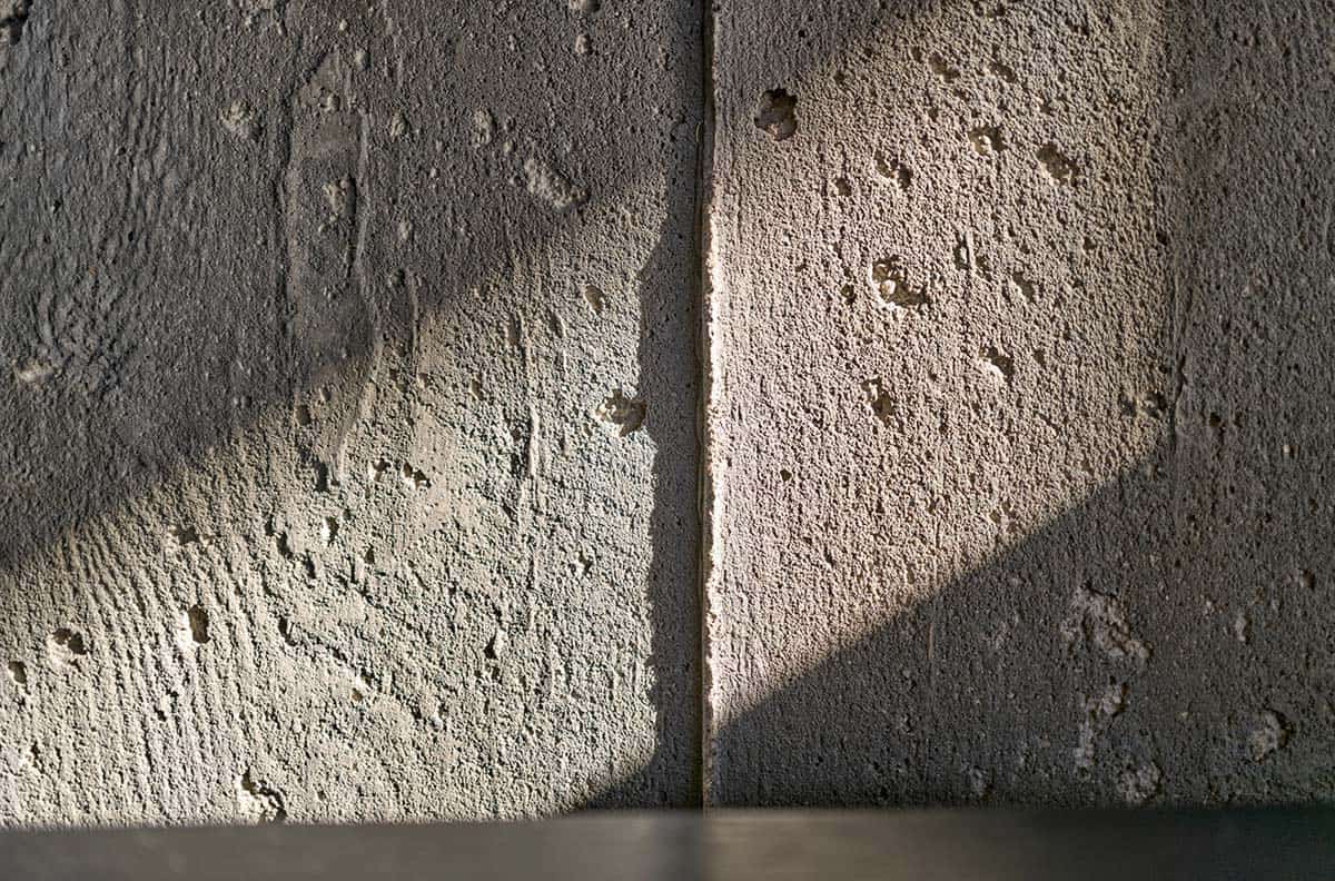 charred barn house wall detail