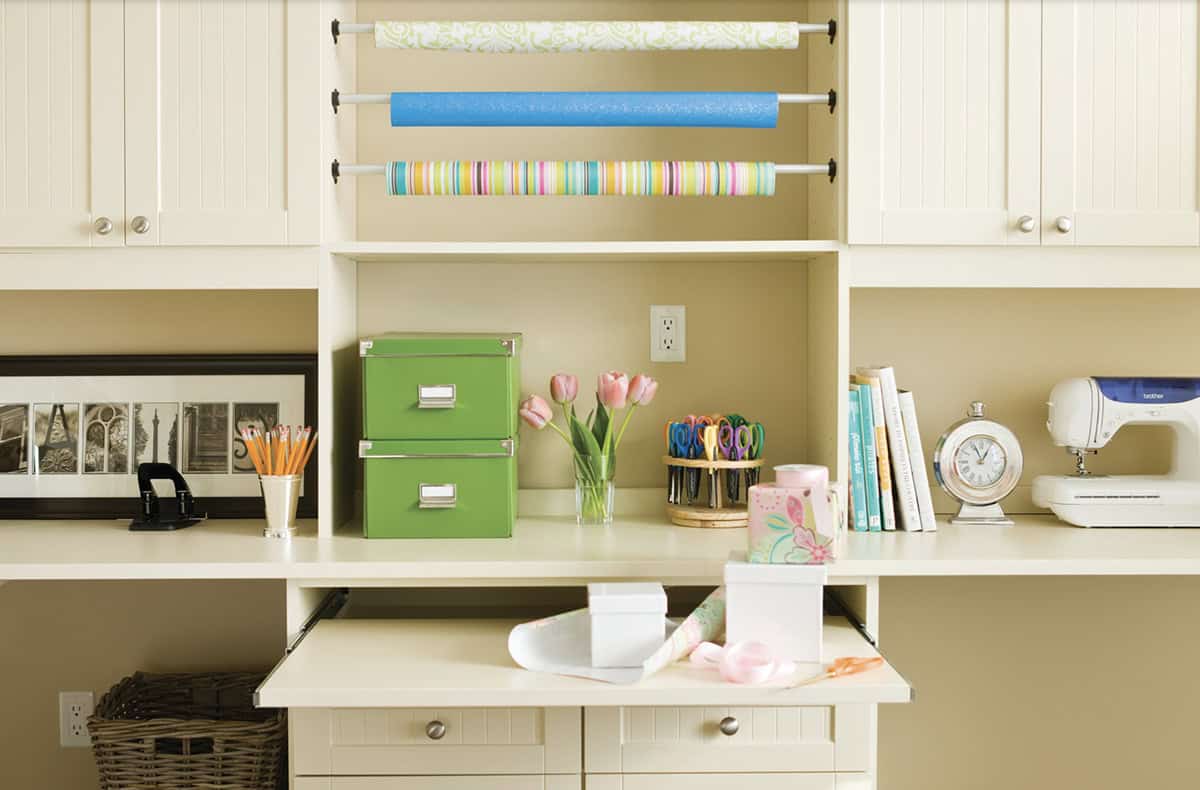 traditional style craft room