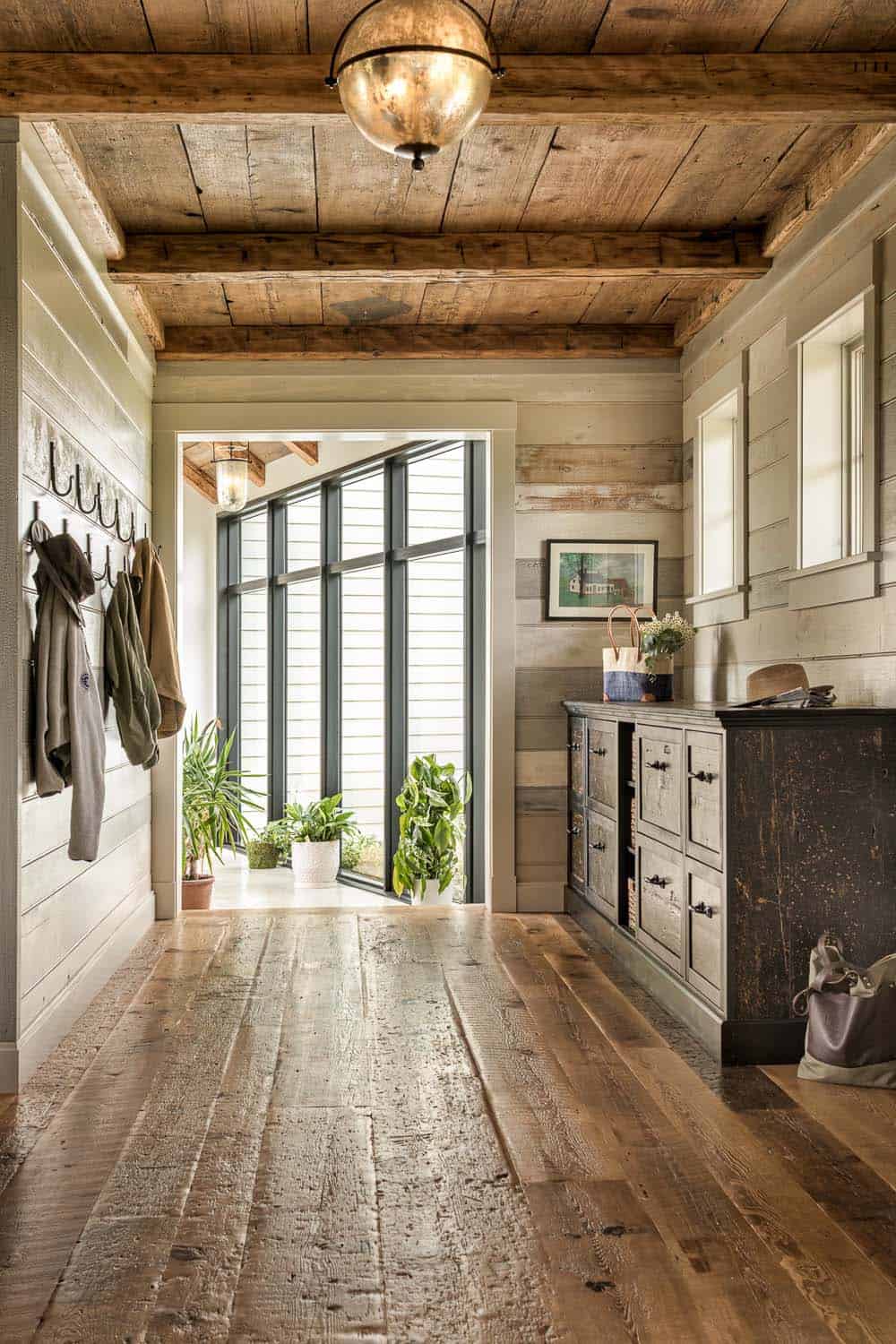 modern farmhouse entry