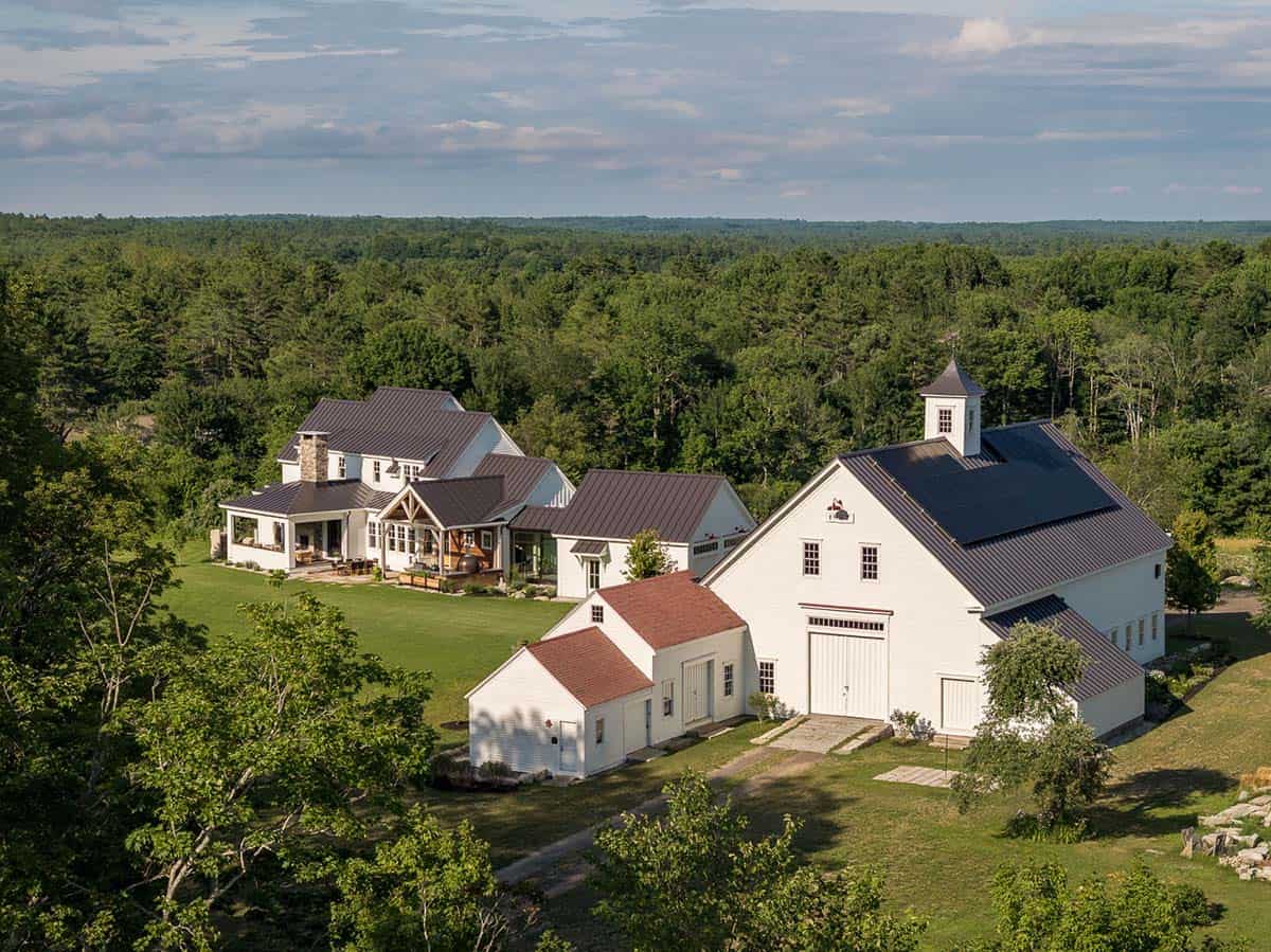 coastal farmhouse exterior