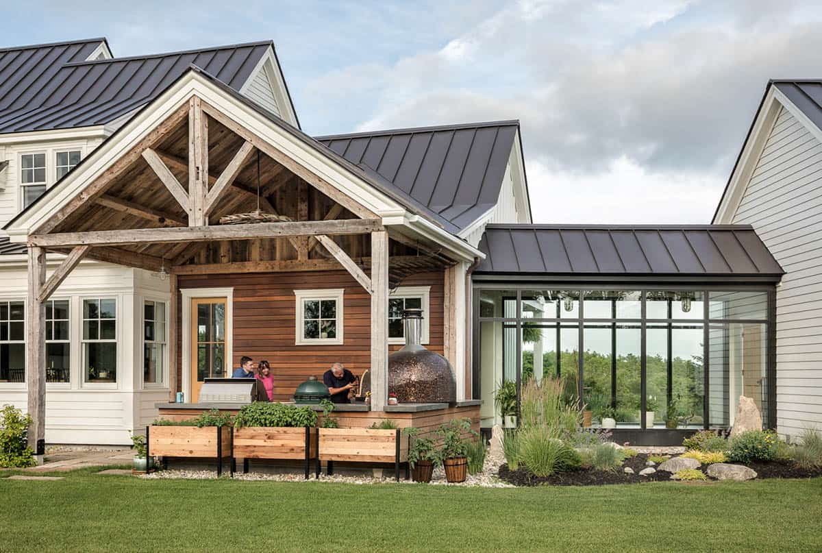 coastal farmhouse exterior