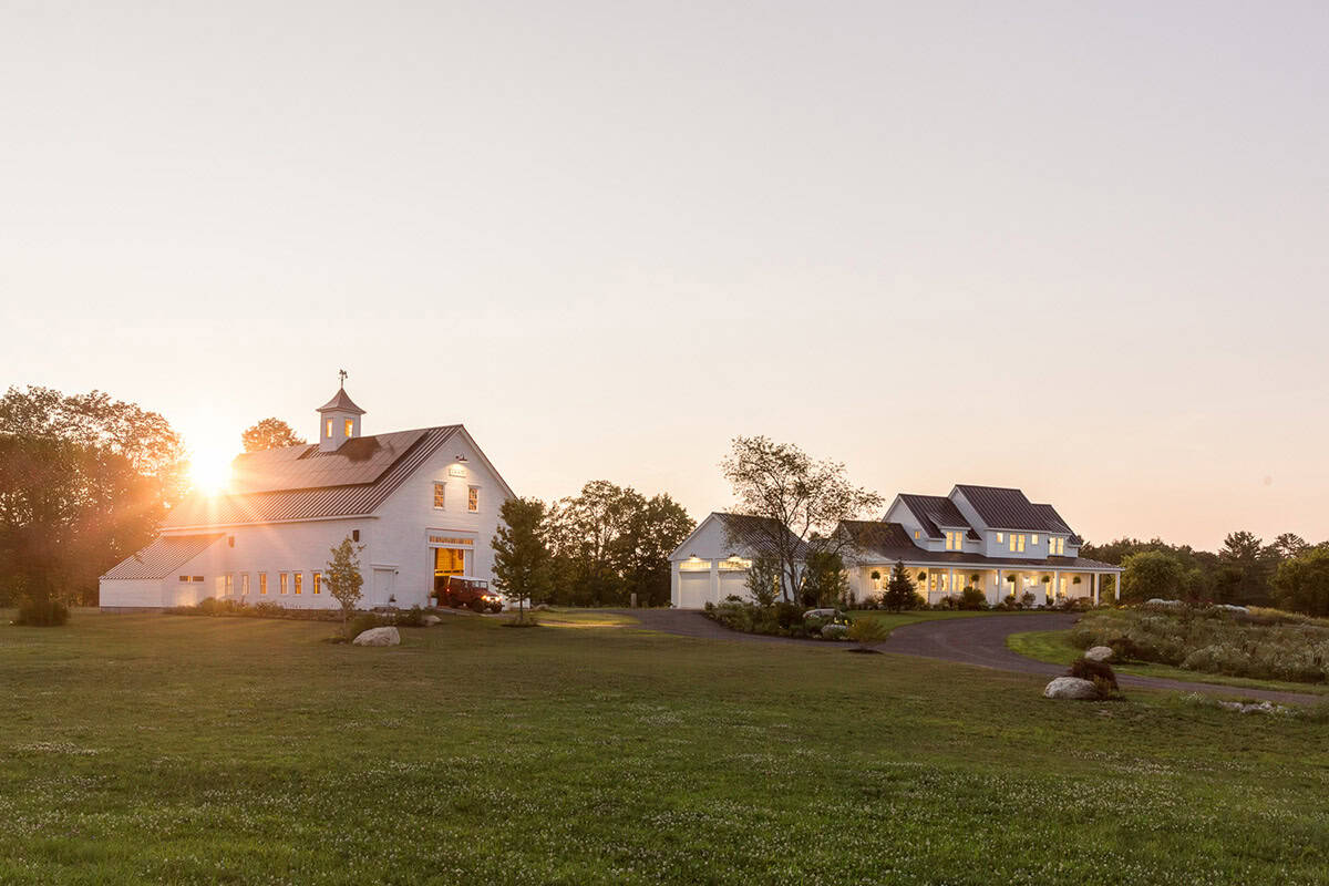 coastal farmhouse exterior