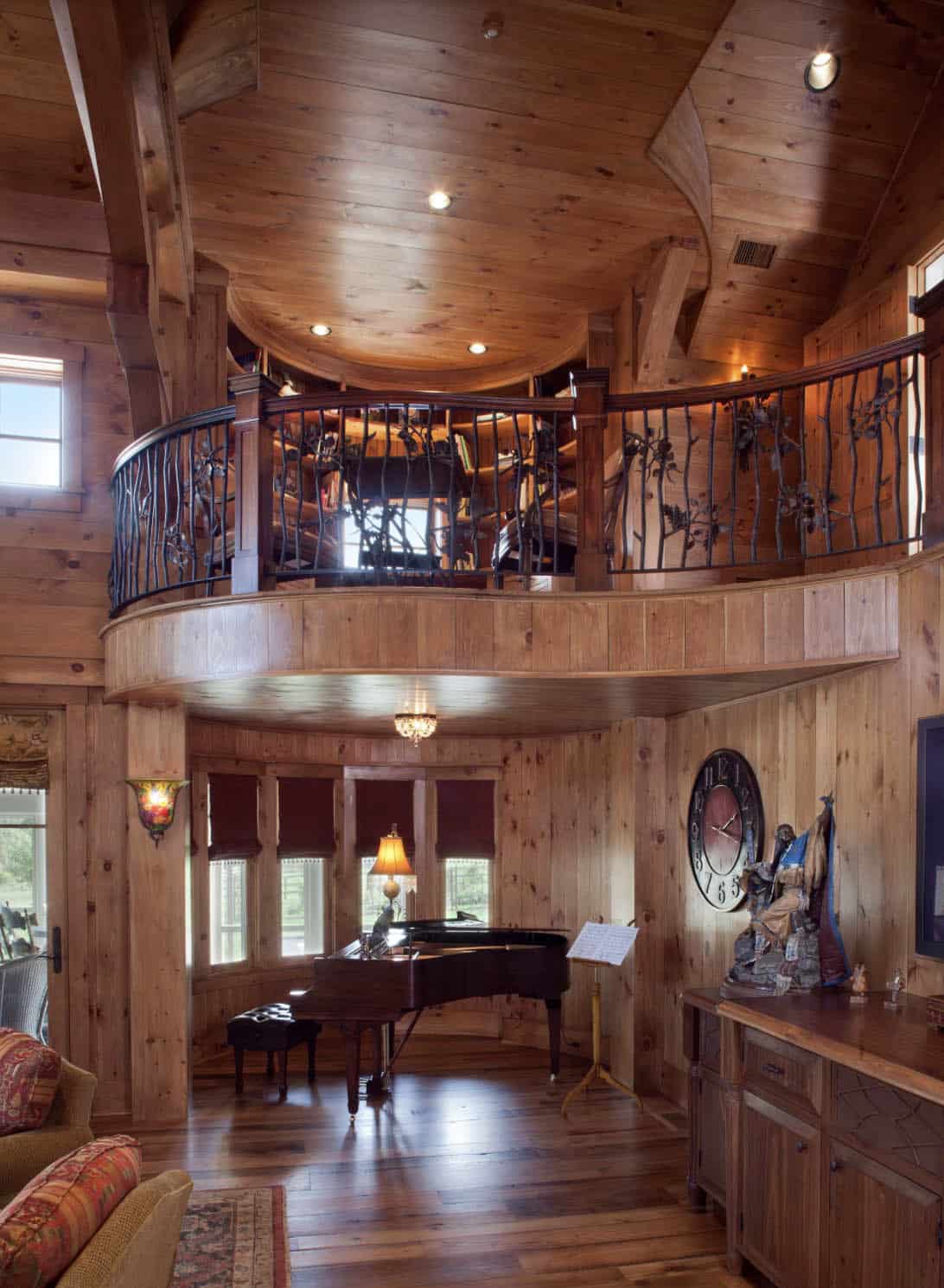Rustic Music Room and Loft