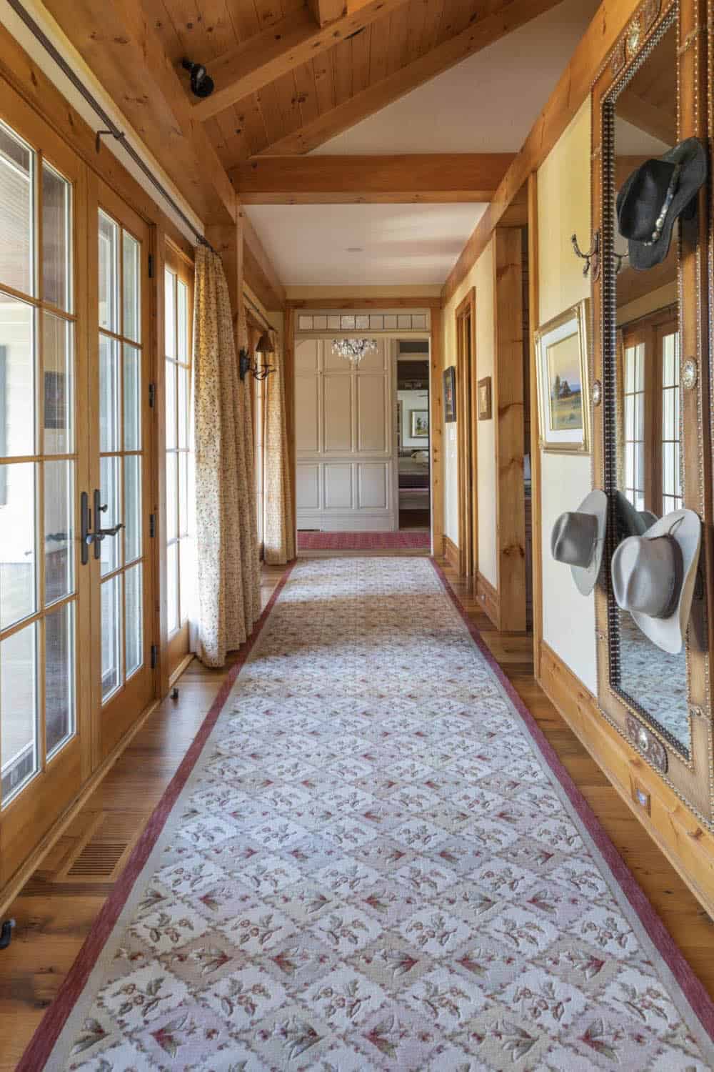 traditional style hallway