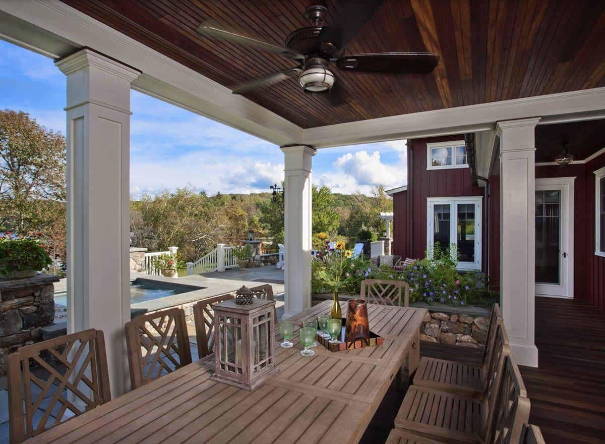 Porch Deck and Hot Tub