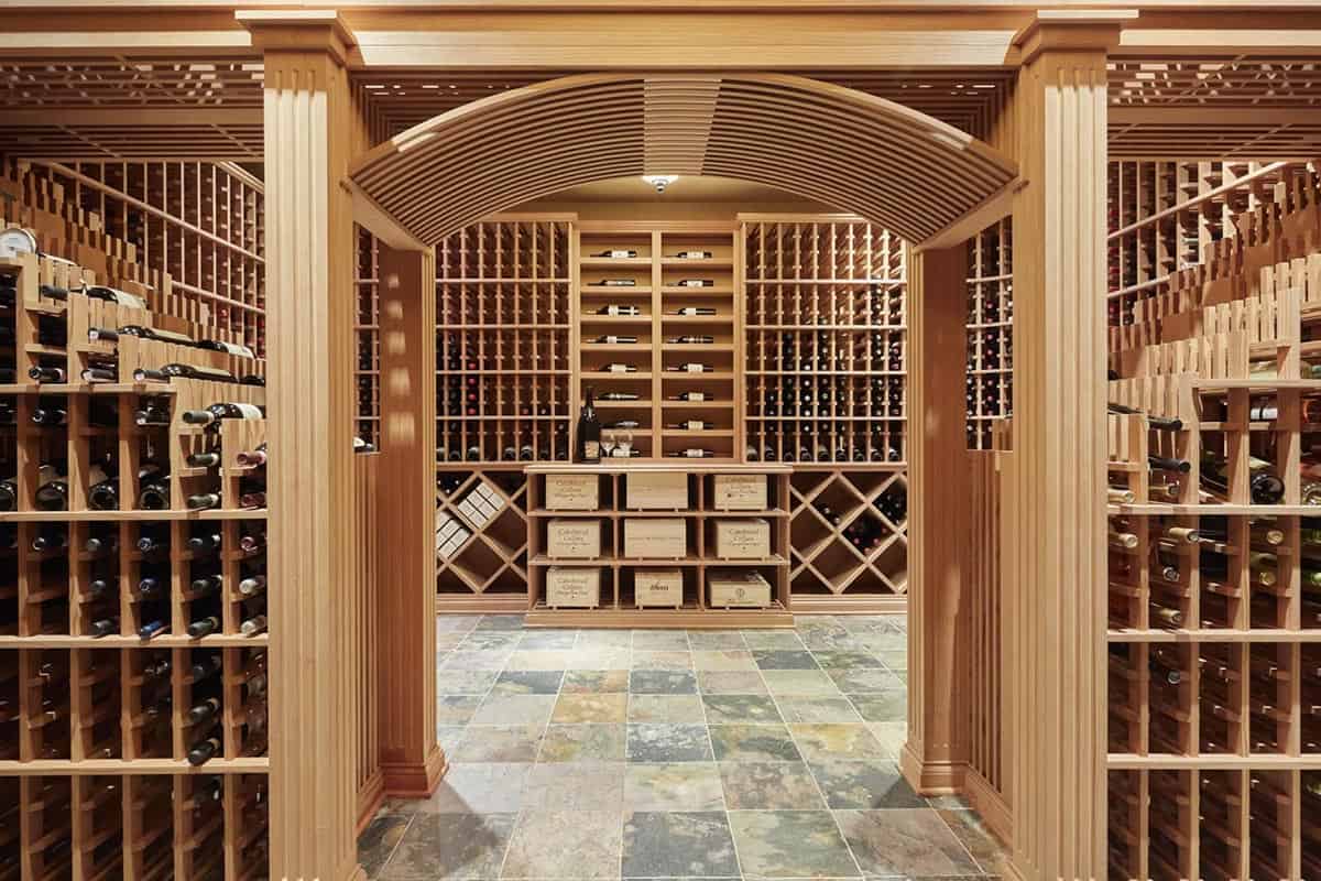rustic wine cellar