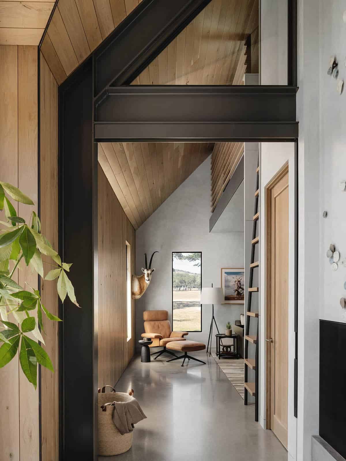 contemporary hallway