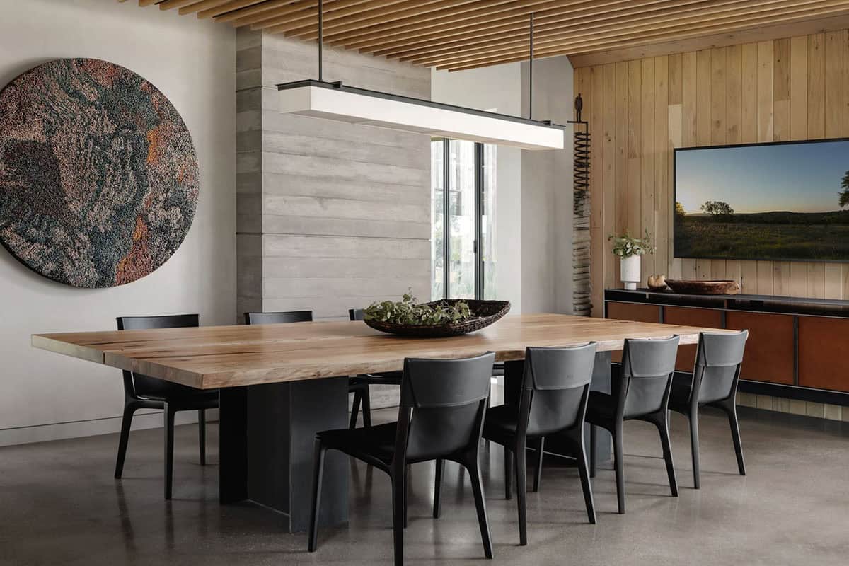 contemporary dining room