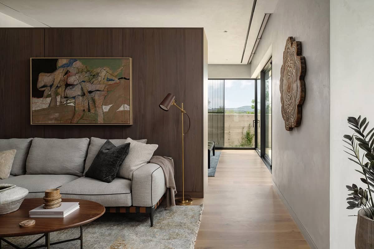 contemporary family room