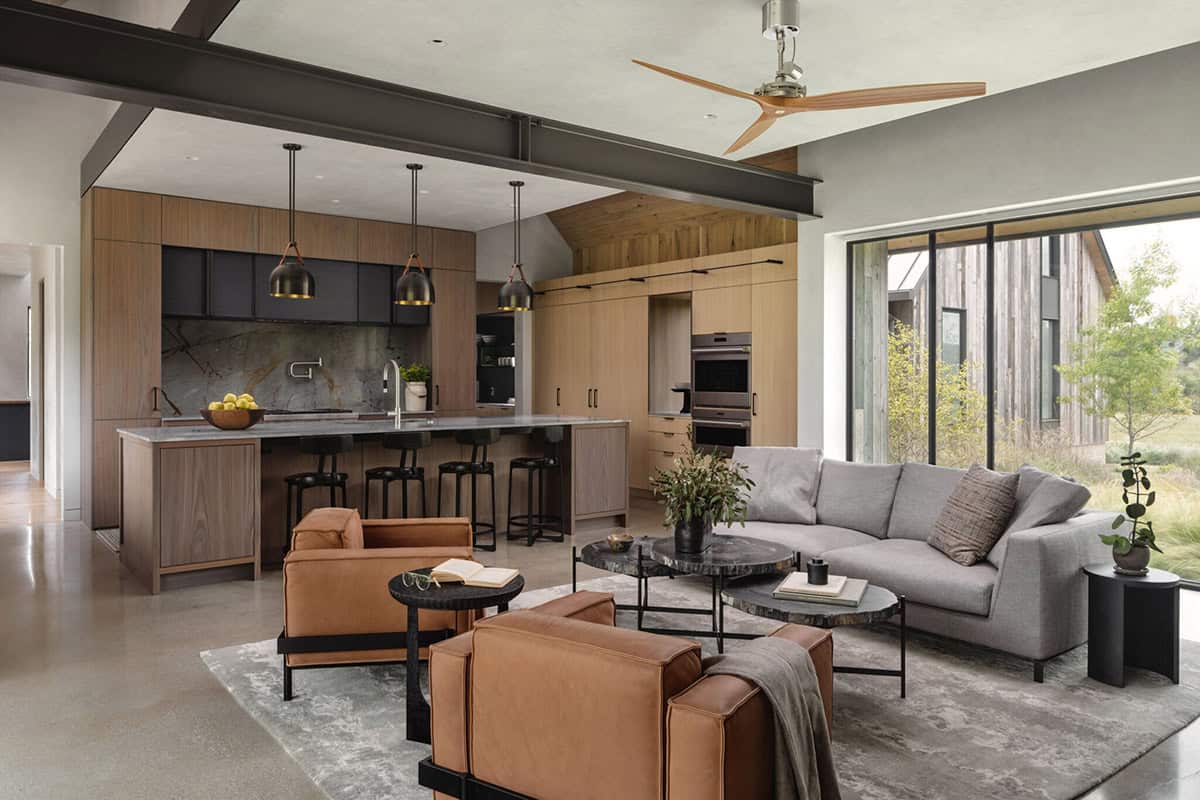 contemporary great room